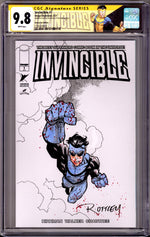 Invincible #1 Ryan Ottley Original Sketch Set (Atom Eve) [nn] CGC 9.8 (NM/M) (2021) thumbnail