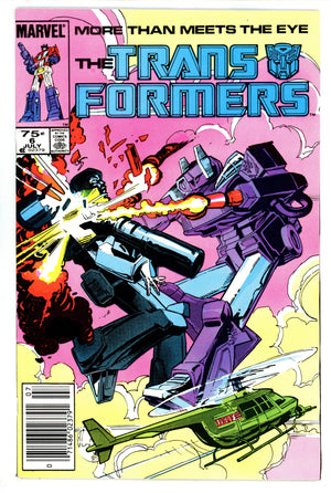 The Transformers 6 VF+ (8.5) (1985) Newsstand