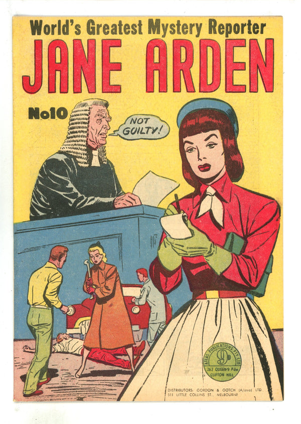 Jane Arden 10 VF- (7.5) (1955)