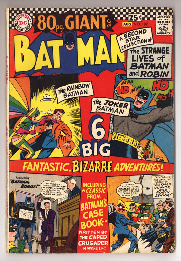 Batman Vol 1 182 FN- (5.5) (1966)