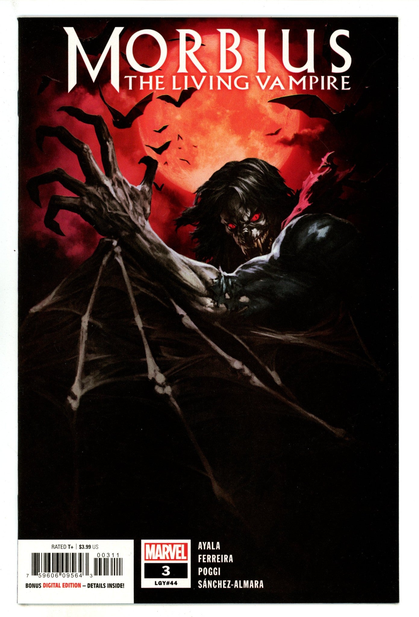 Morbius Vol 3 3 (44) High Grade (2020) 