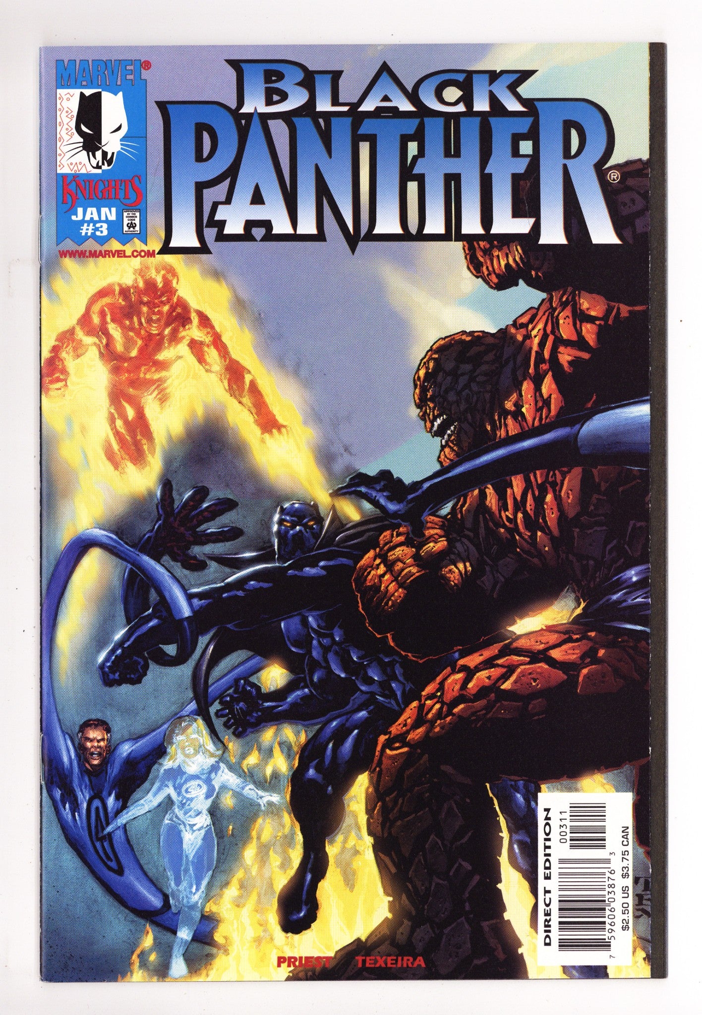Black Panther Vol 3 3 High Grade (1999) 