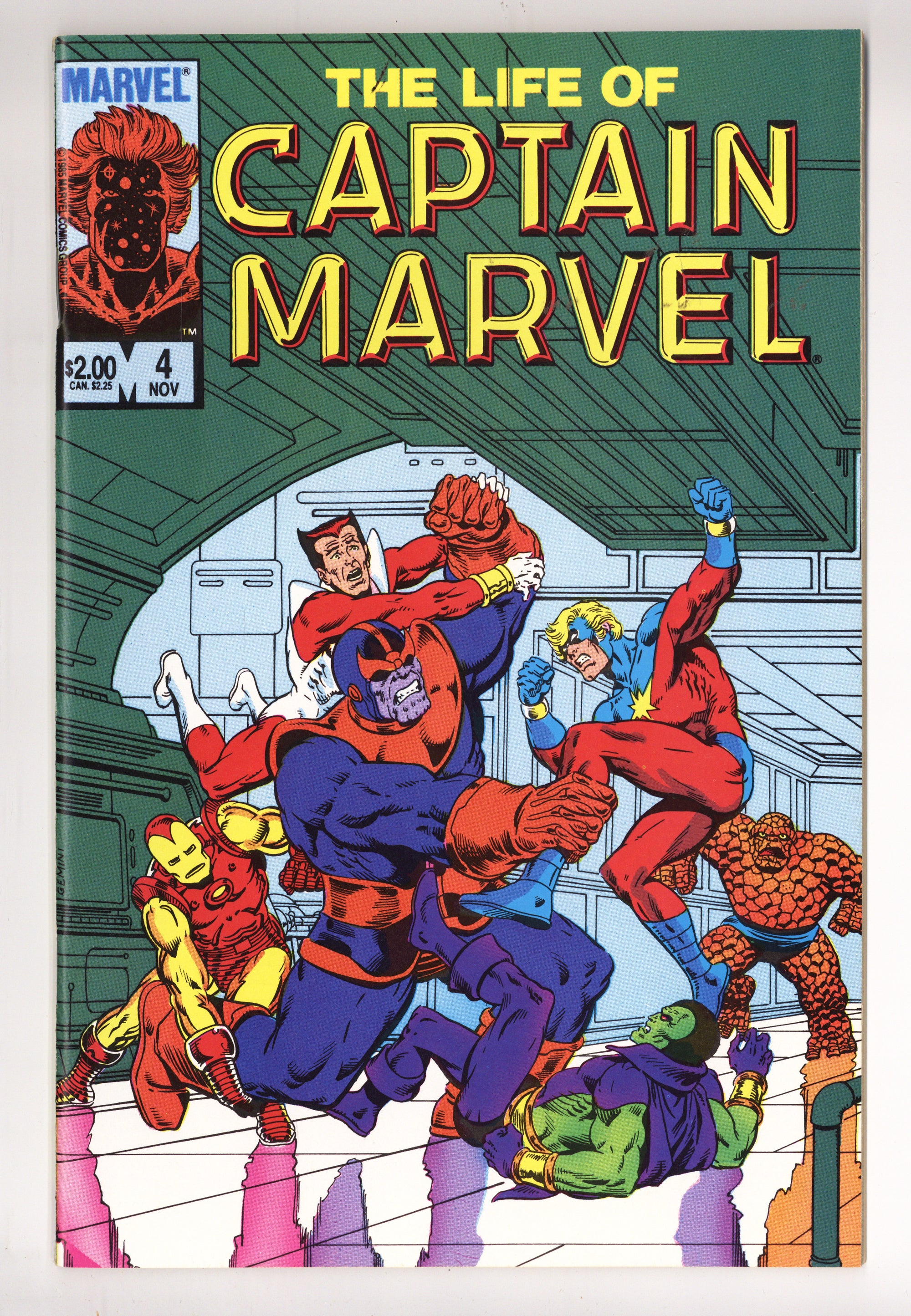 The Life of Captain Marvel Vol 1 4 High Grade (1985) 