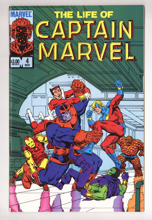 The Life of Captain Marvel Vol 1 4 High Grade (1985)