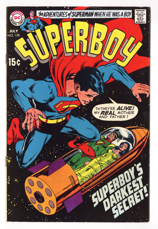 Superboy Vol 1 158 FN+ (6.5) (1969)