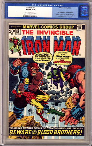 Iron Man Vol 1 55 CGC 9.0 (VF/NM) (1973)