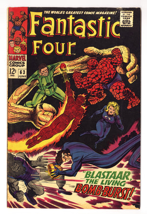 Fantastic Four Vol 1 63  VG+ (4.5)   (1967)