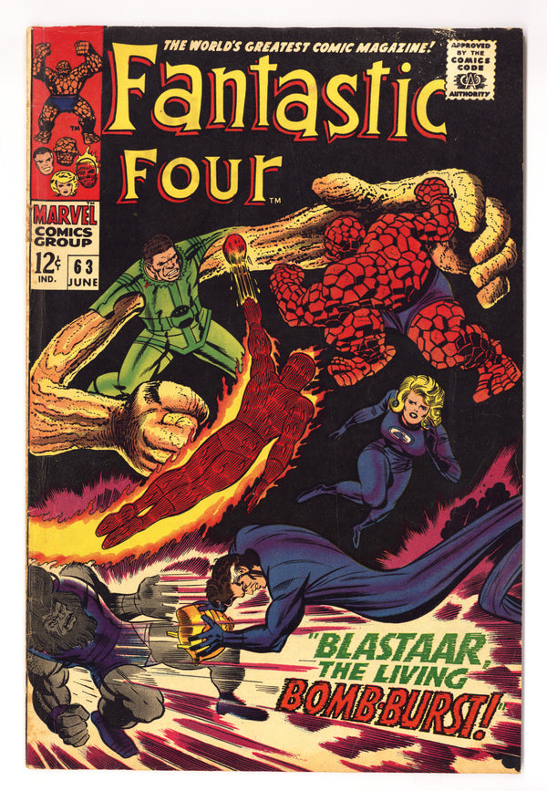 Fantastic Four Vol 1 63  VG+ (4.5)   (1967)