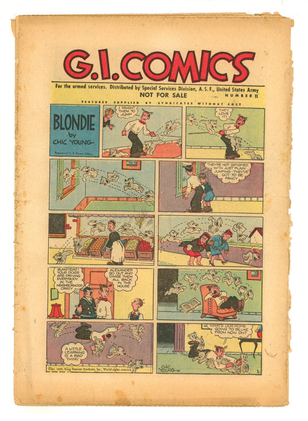 G.I. Comics 11 GD/VG (3.0) (1945)