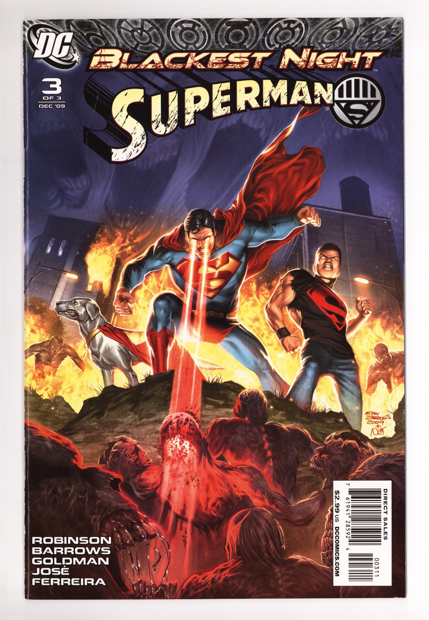 Blackest Night: Superman 3 High Grade (2009) 