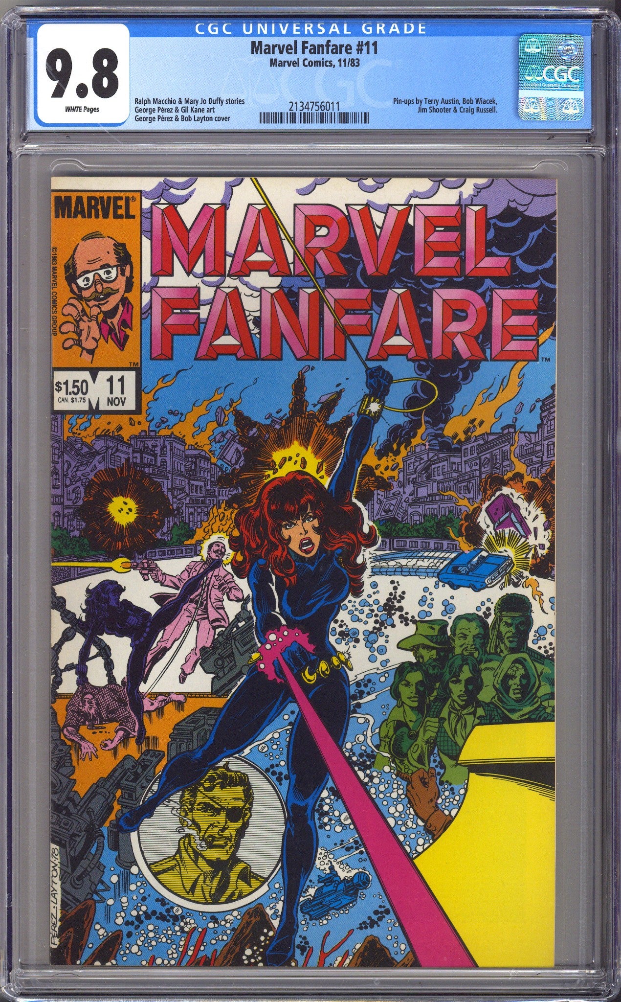 Marvel Fanfare 11 CGC 9.8 (NM/M) (1983) 