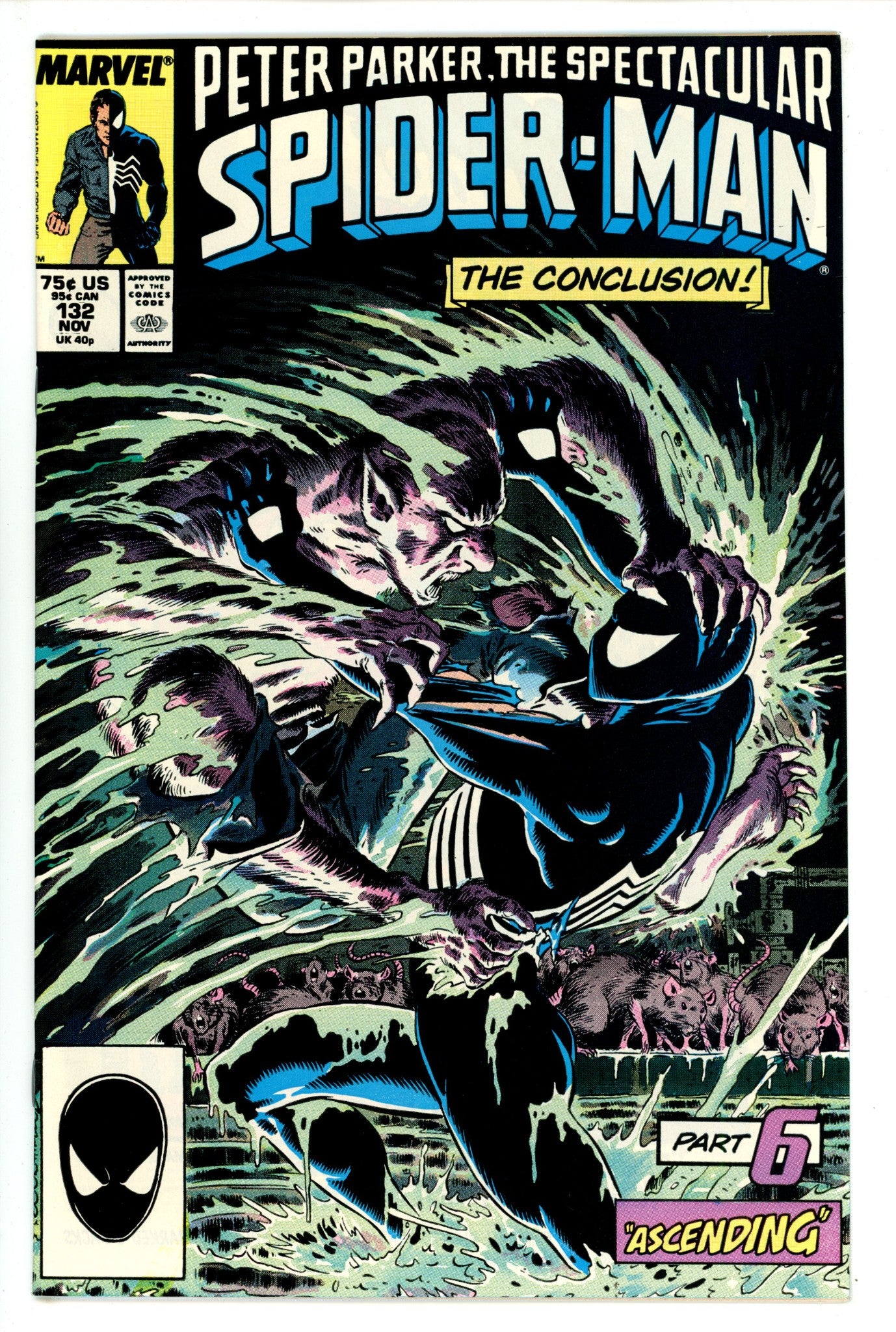 The Spectacular Spider-Man Vol 1 132 VF (8.0) (1987) 