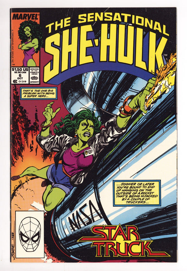 The Sensational She-Hulk 6 High Grade (1989)