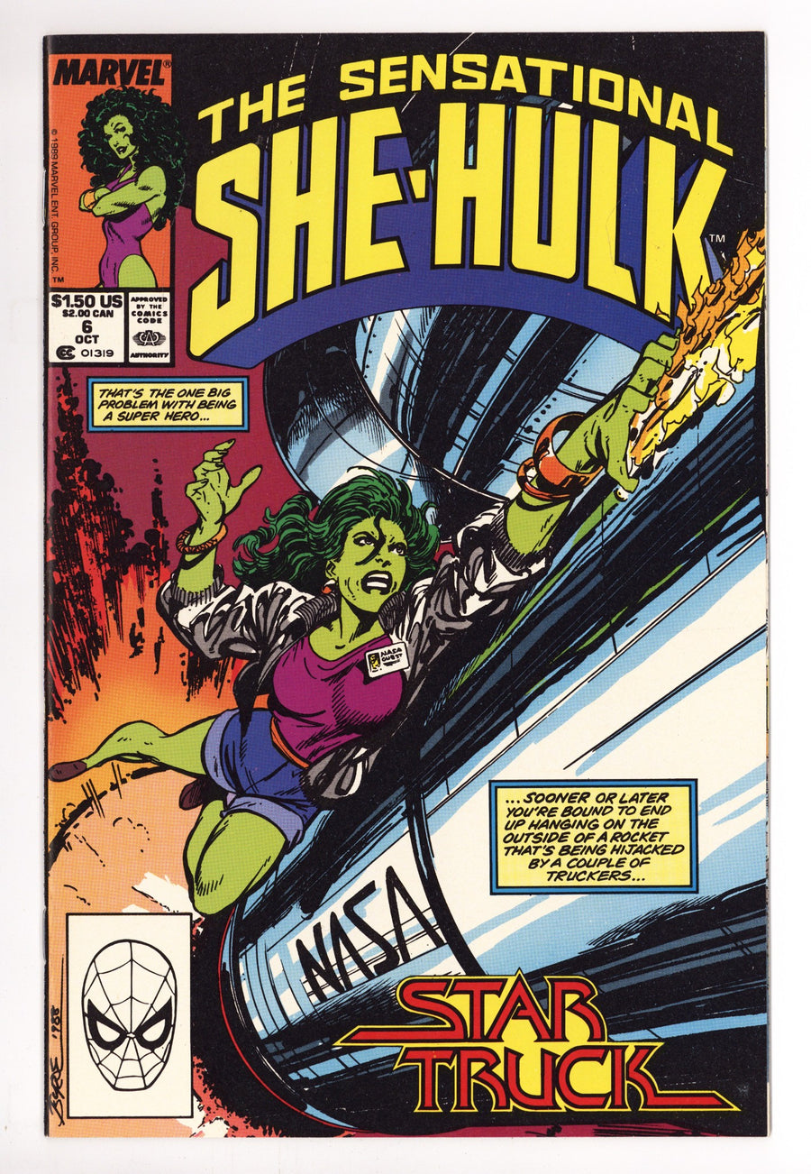 The Sensational She-Hulk 6 High Grade (1989) 