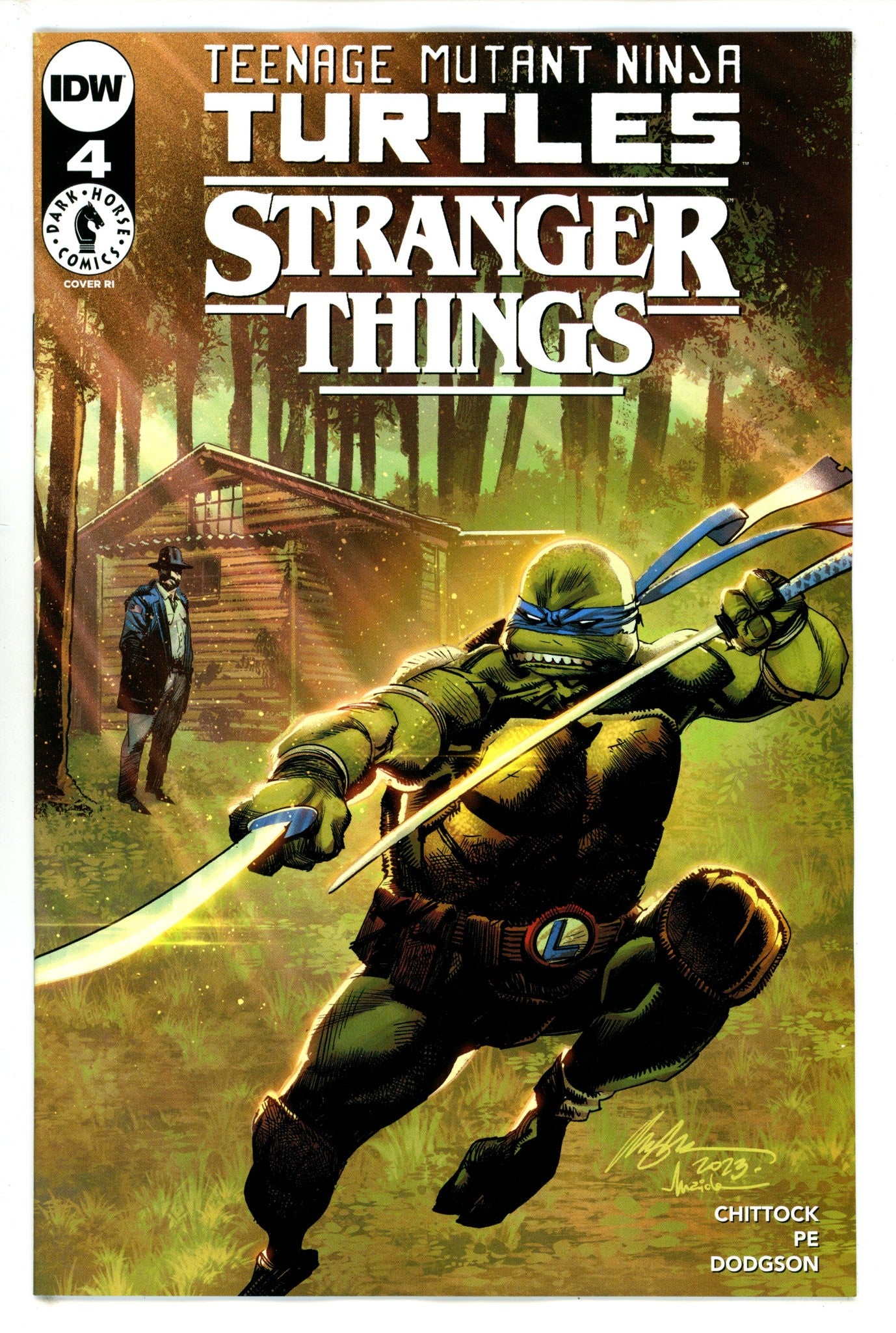 Teenage Mutant Ninja Turtles X Stranger Things 4 Albuquerque Incentive Variant NM (2023)