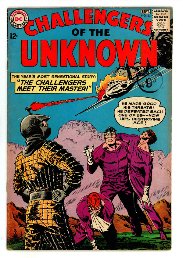 Challengers of the Unknown Vol 1 33 VG+ (4.5) (1963)