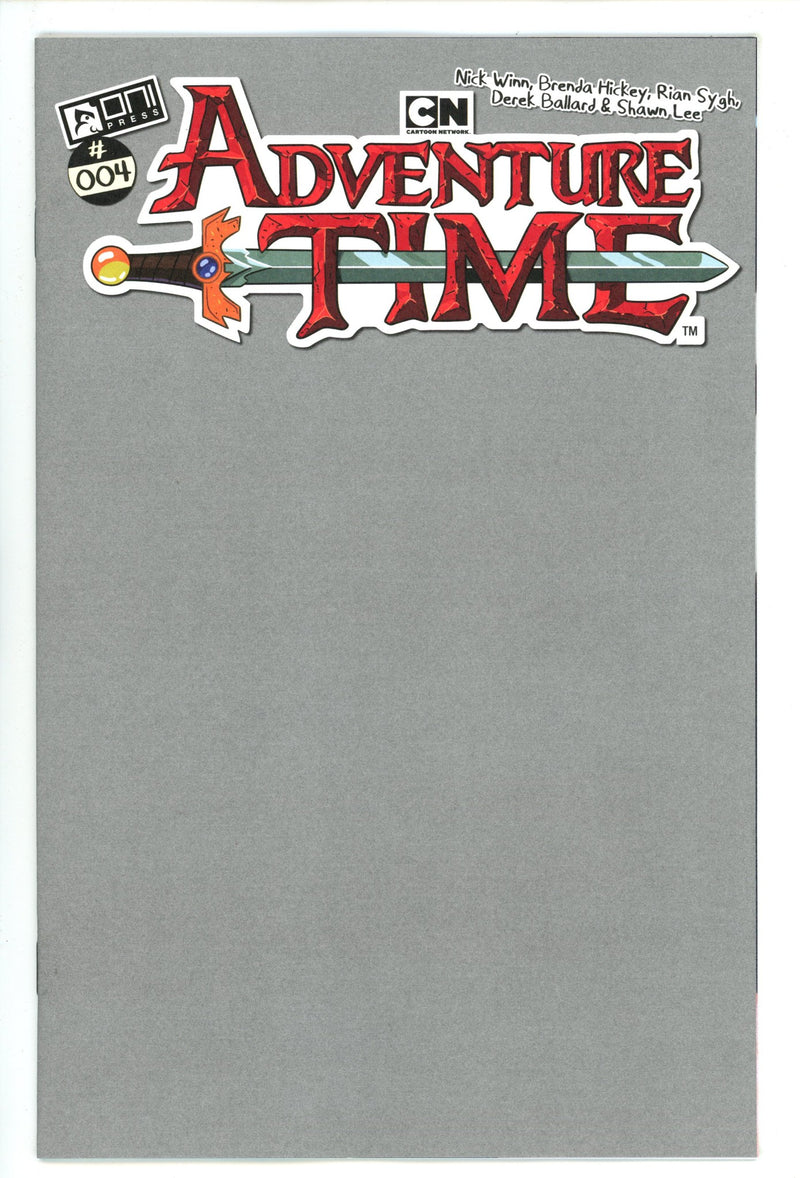 Adventure Time  4   Blank Variant   (2025)