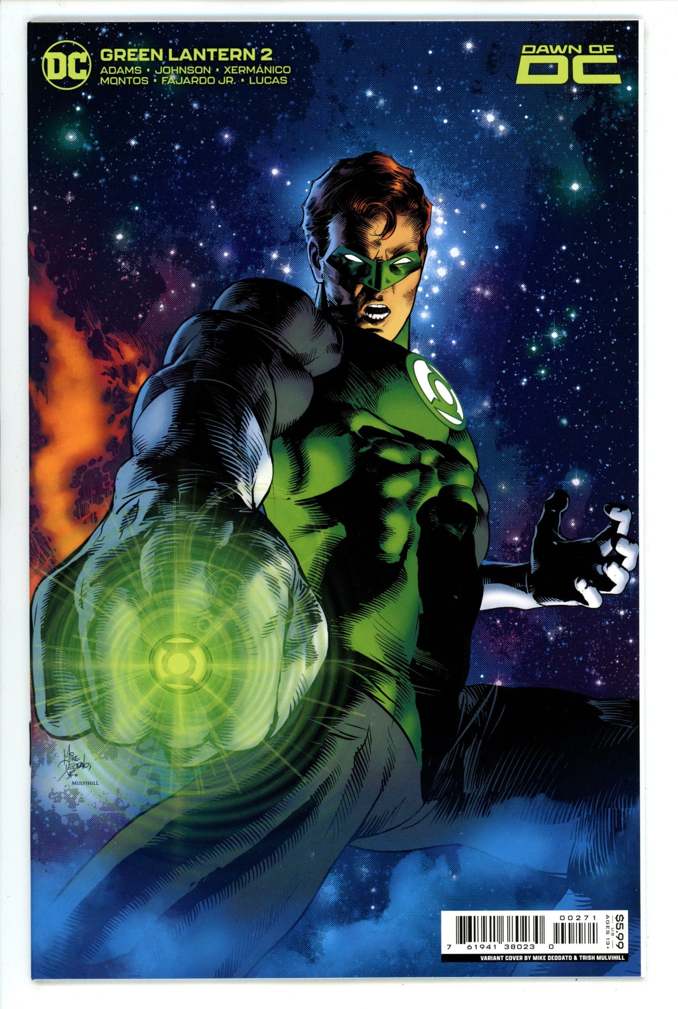 Green Lantern Vol 8 2 High Grade (2023) Jr. Variant 