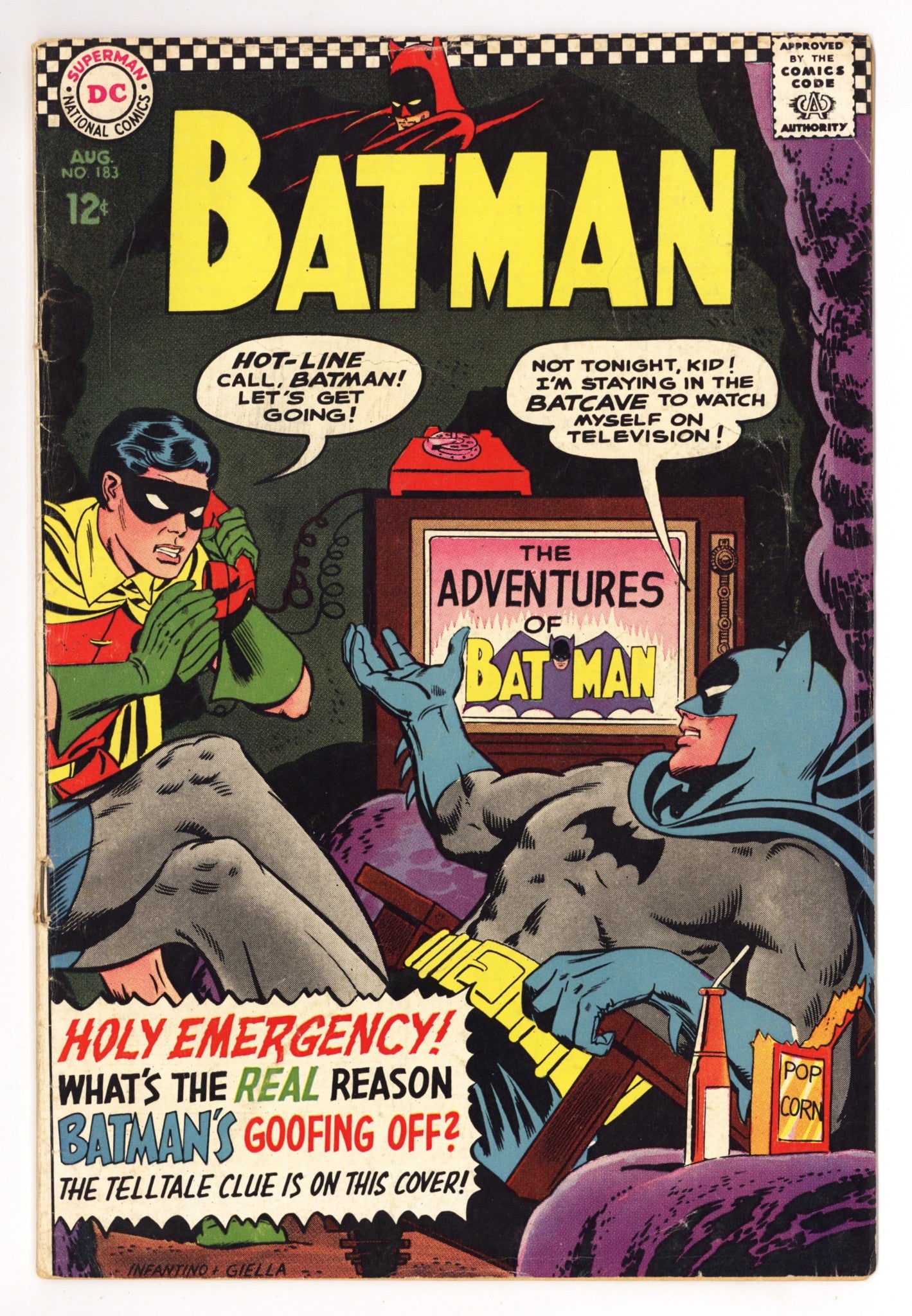 Batman Vol 1 183 VG- (3.5) (1966) 