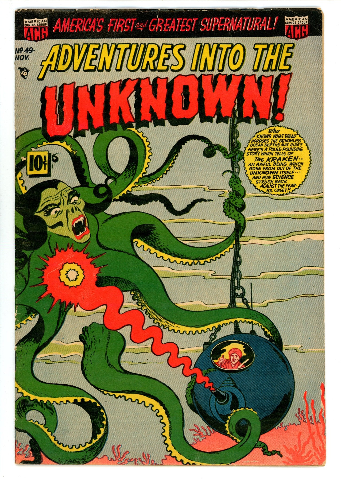 Adventures into the Unknown 49 FN (6.0) (1953) 
