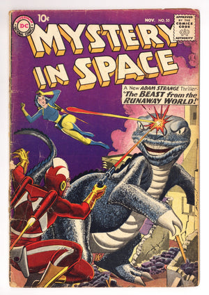 Mystery in Space Vol 1 55 FR (1.0) Cover Detached (1959)