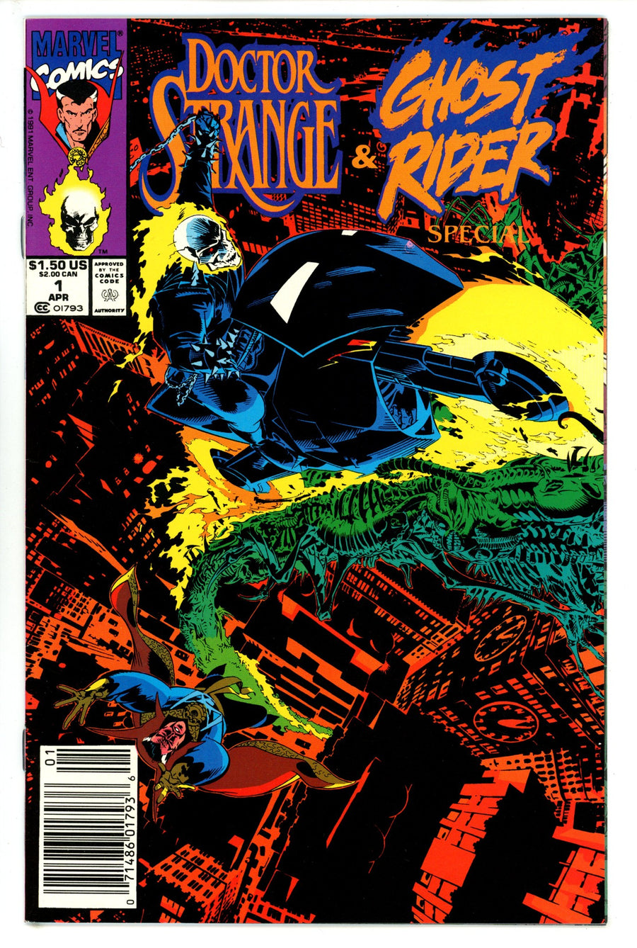 Doctor Strange / Ghost Rider Special 1 Newsstand (1991)