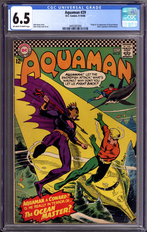 Aquaman Vol 1 29 CGC 6.5 (FN+) (1966)