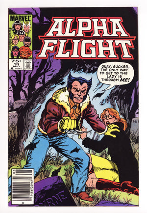 Alpha Flight Vol 1 13 VF- (7.5) (1984) Canadian Price Variant
