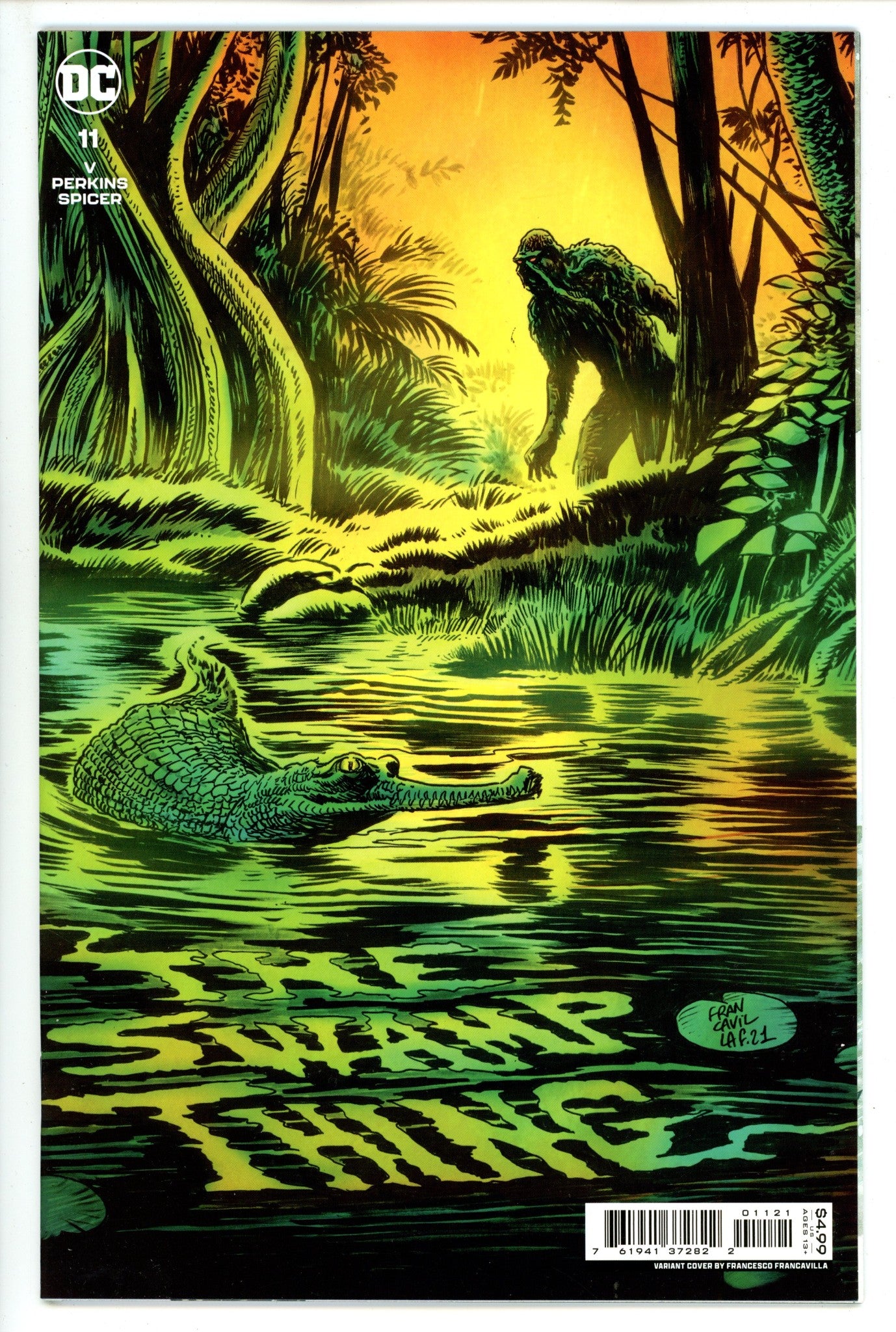 The Swamp Thing Vol 7 11 High Grade (2022) Francavilla Variant 