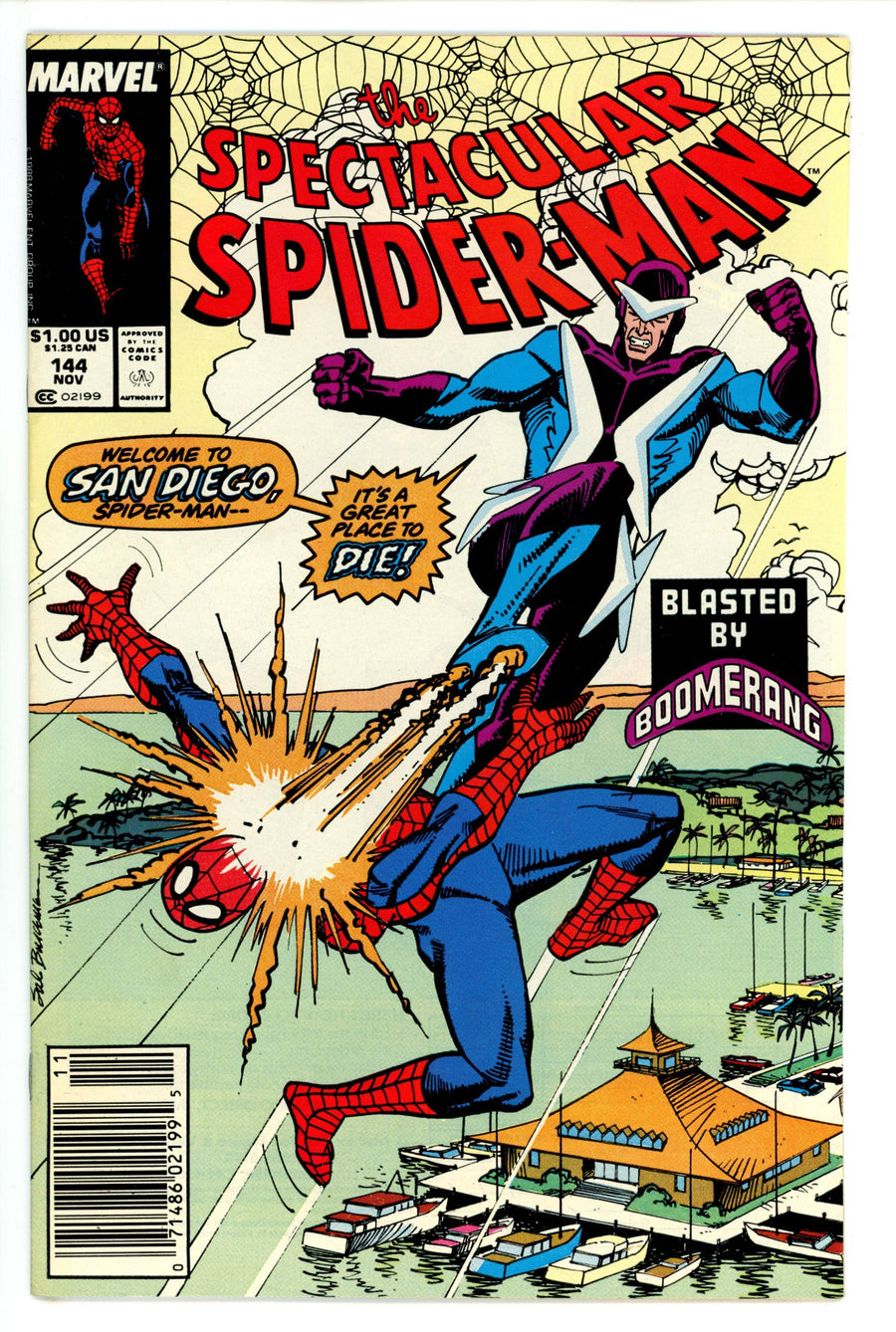 The Spectacular Spider-Man Vol 1 144 Newsstand (1988)