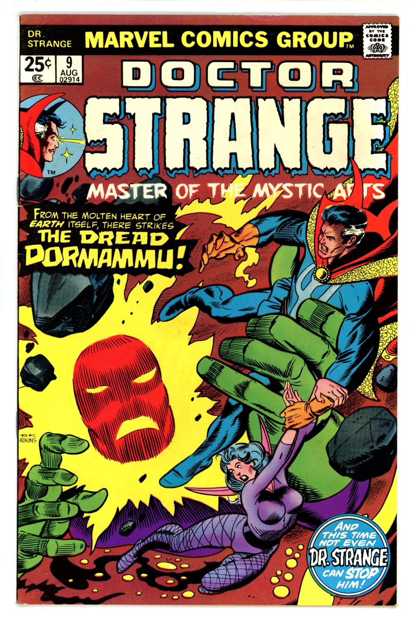 Doctor Strange Vol 2 9 FN (6.0) (1975) 