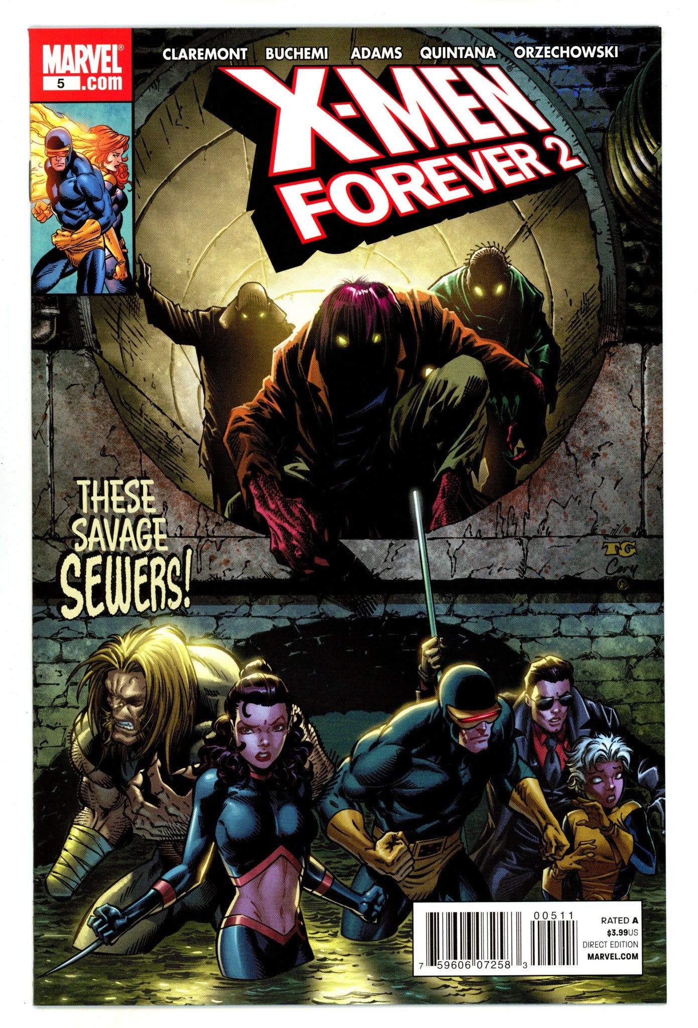 X-Men Forever 2  5  High Grade  (2010)  