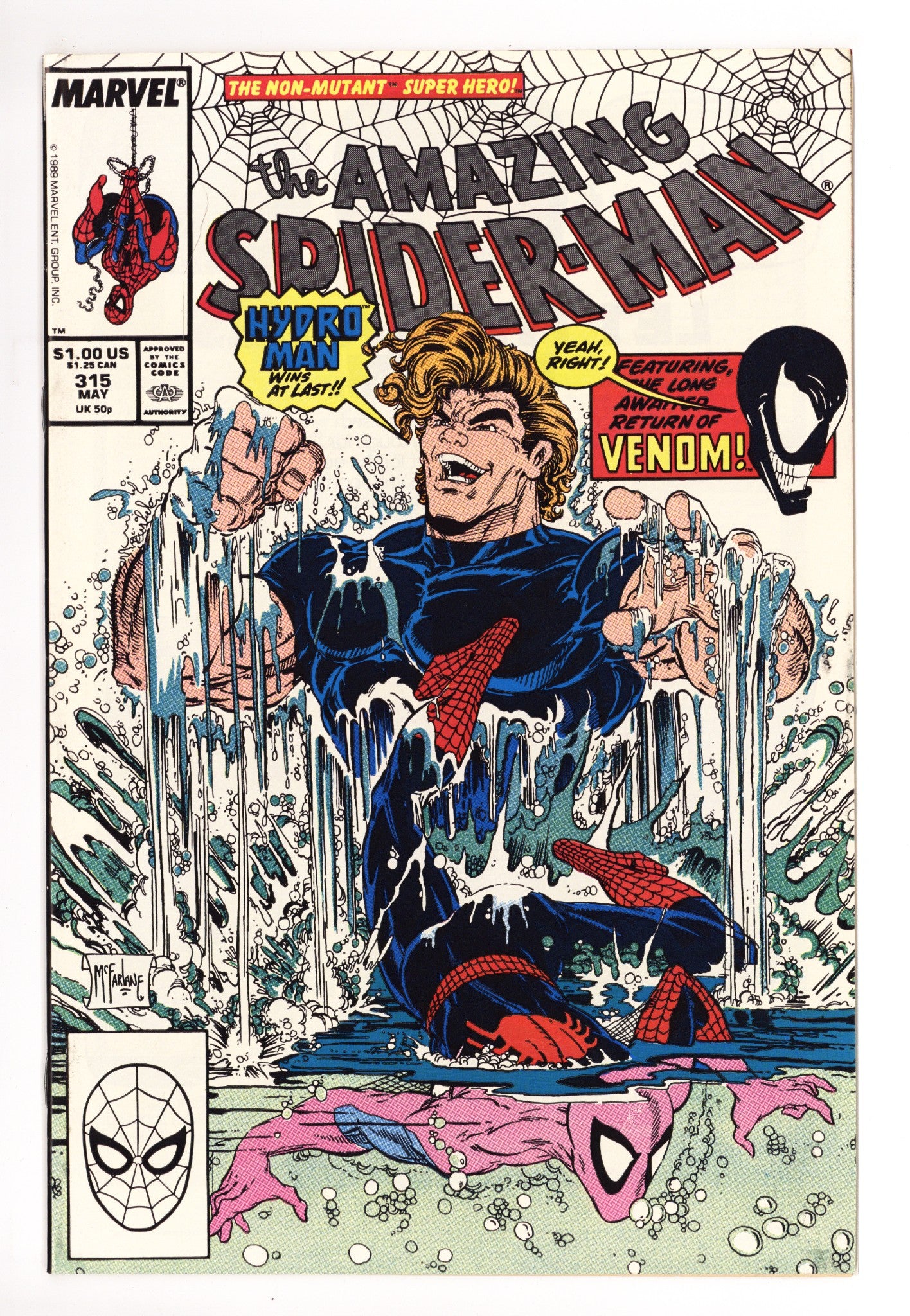 The Amazing Spider-Man Vol 1 315 VF/NM (9.0) (1989) 