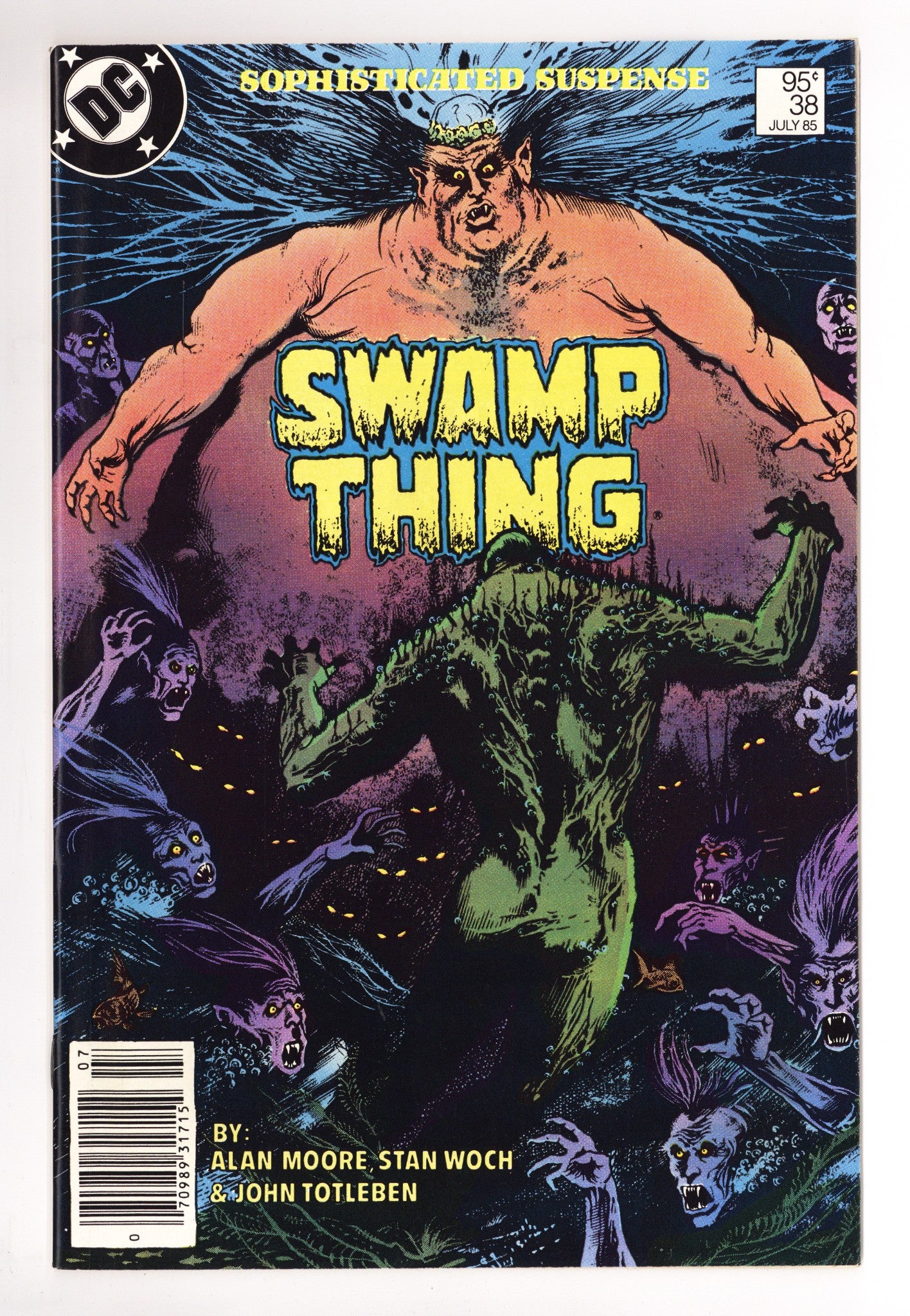 The Saga of Swamp Thing Vol 2 38 NM- (9.2) (1985) Canadian Price Variant 