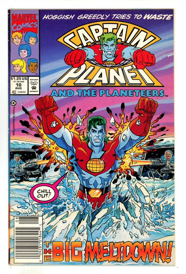Captain Planet and the Planeteers 10 FN+ (6.5) (1992) Newsstand