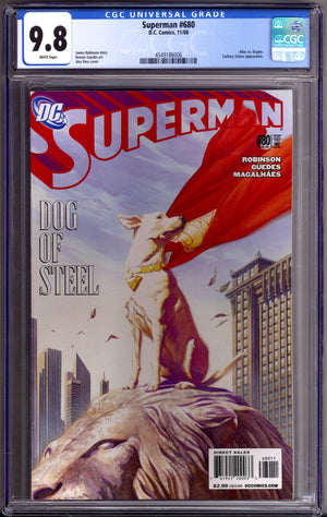 Superman Vol 1 680 CGC 9.8 (NM/M)   (2008)