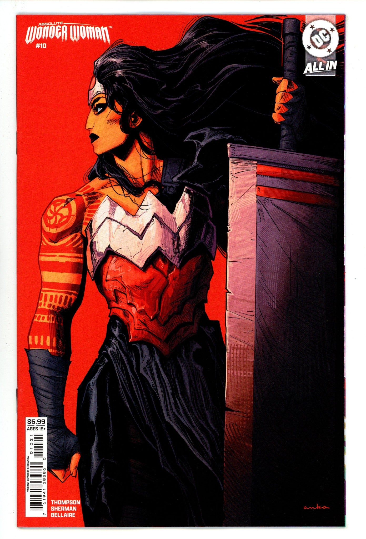 Absolute Wonder Woman 10 Anka Variant (2025)