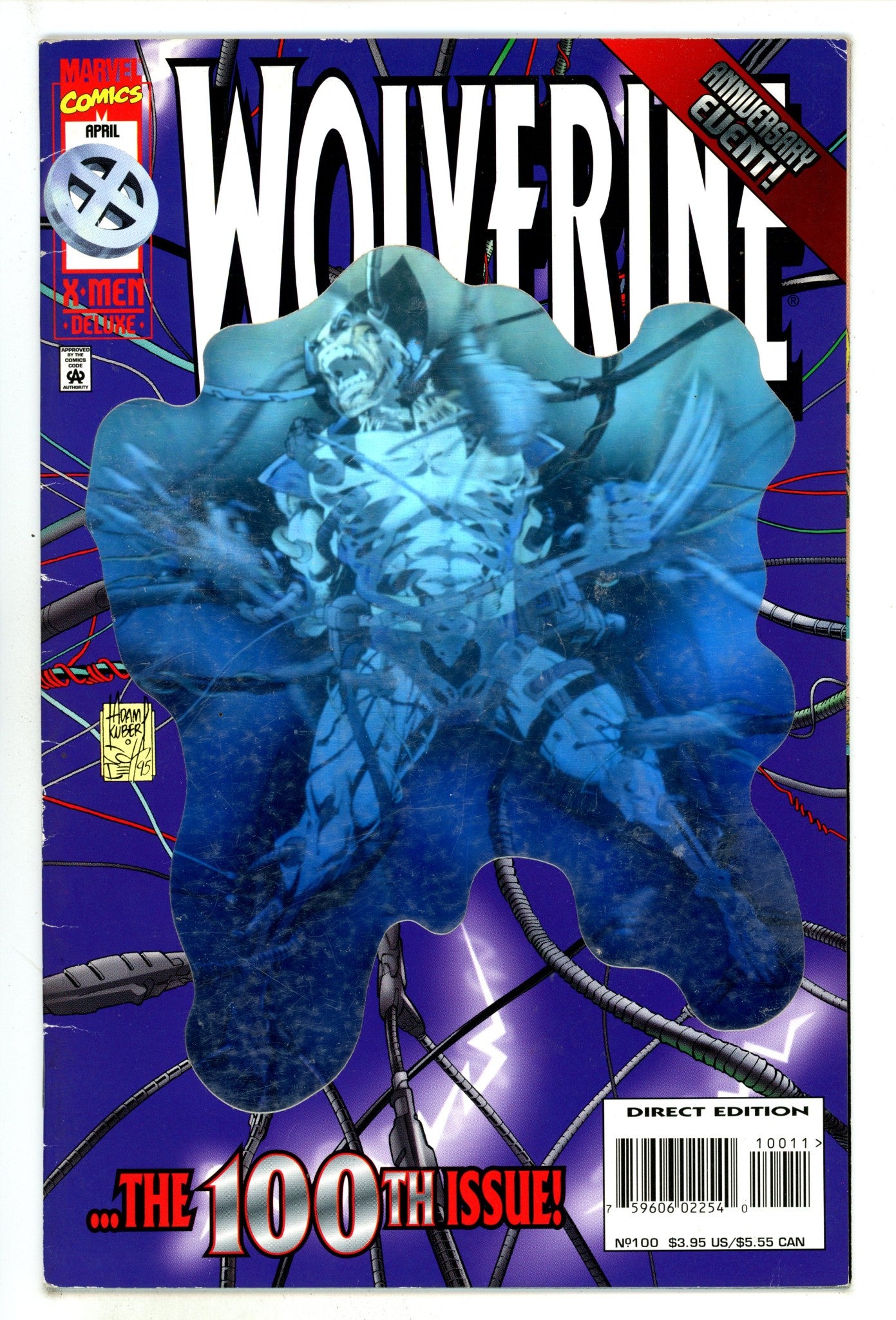 Wolverine Vol 2 100 FN- (5.5) (1996) Foil 