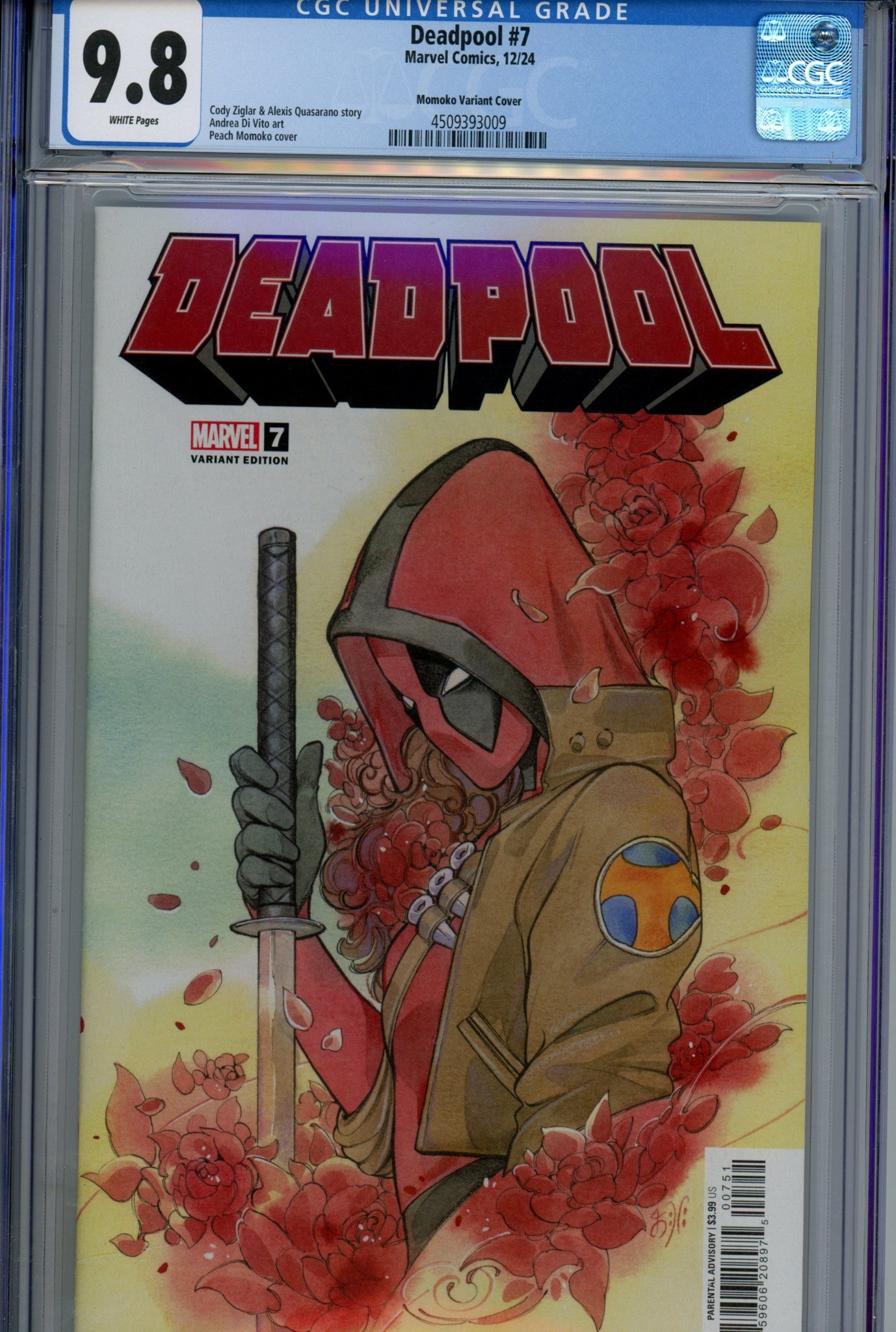 Deadpool Vol 9 7 CGC 9.8 (NM/M) (2024) Momoko Variant 