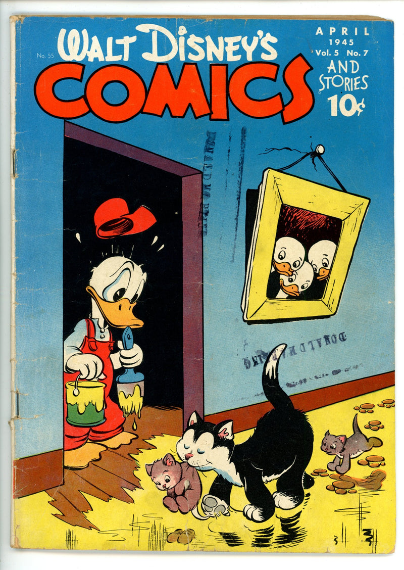 Walt Disney's Comics and Stories Vol 5 7 (55) GD/VG (3.0) (1945) 