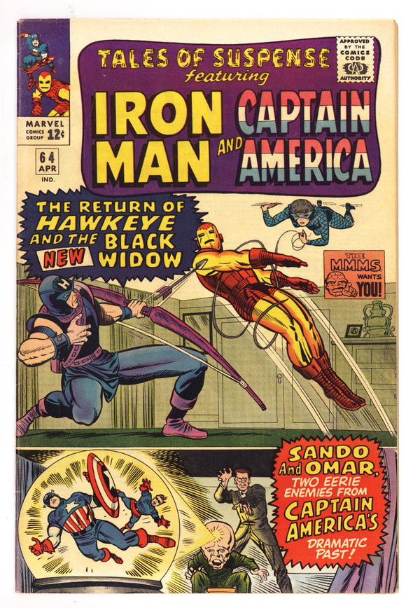 Tales of Suspense Vol 1 64 FN/VF (7.0) (1965)