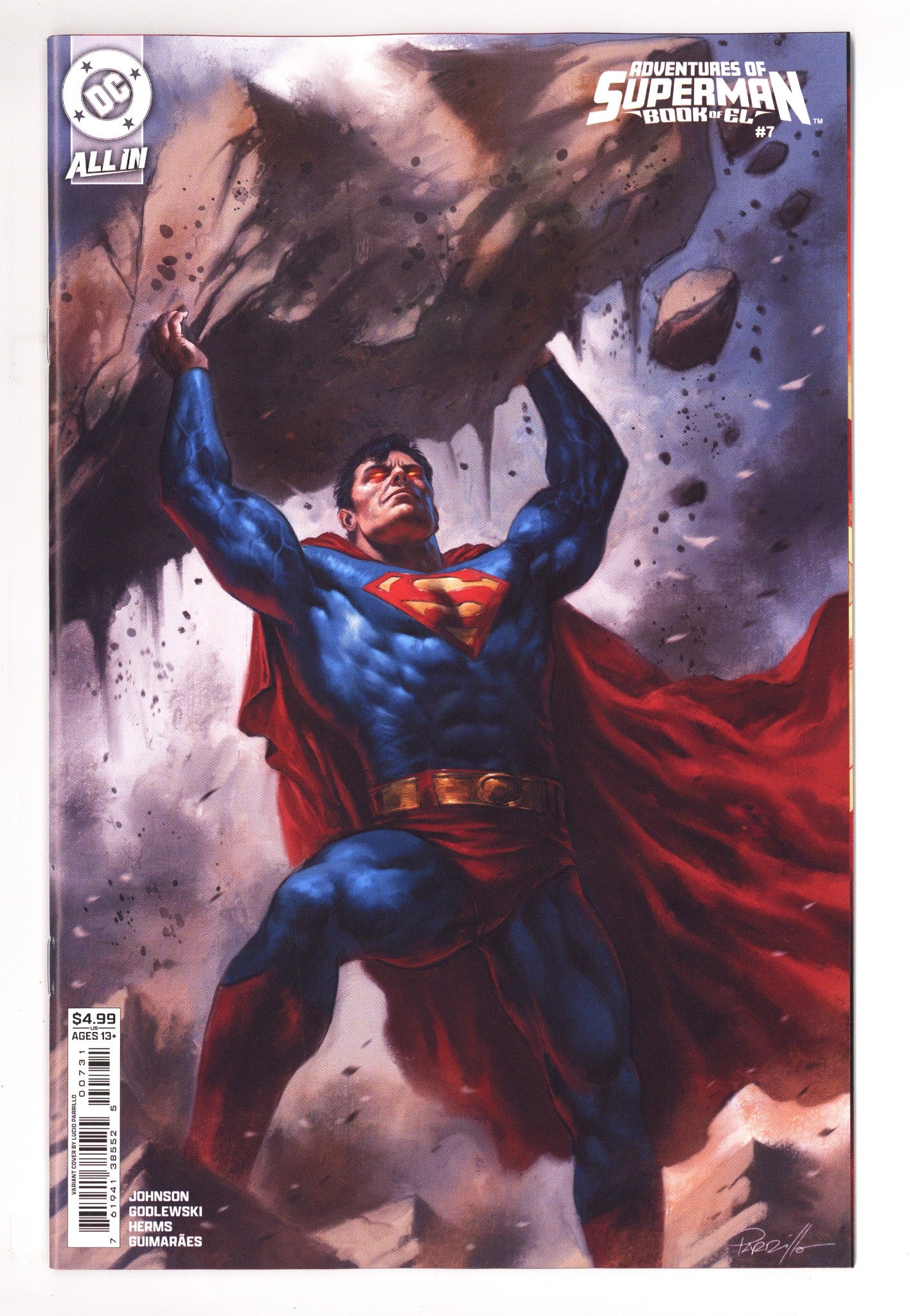 Adventures Of Superman Book Of El 7 Parrillo Variant (2026)