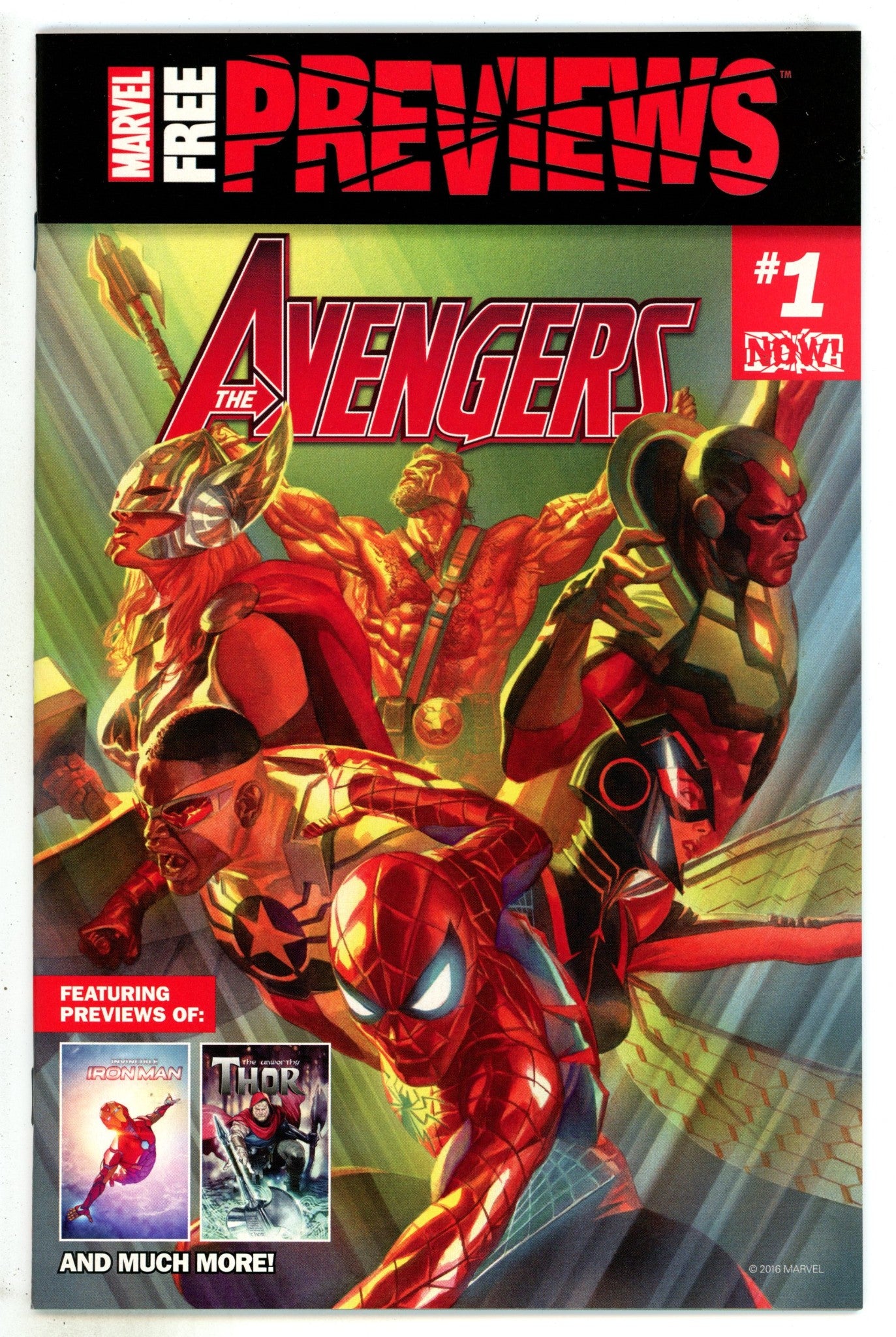 Marvel Previews Avengers 1 High Grade (2016) 