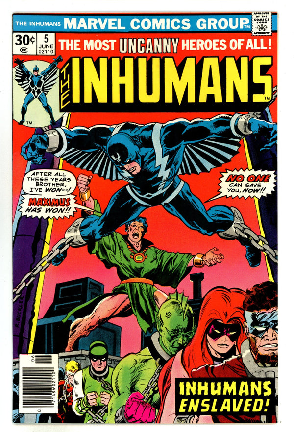 The Inhumans Vol 1 5 VF/NM (9.0) (1976)