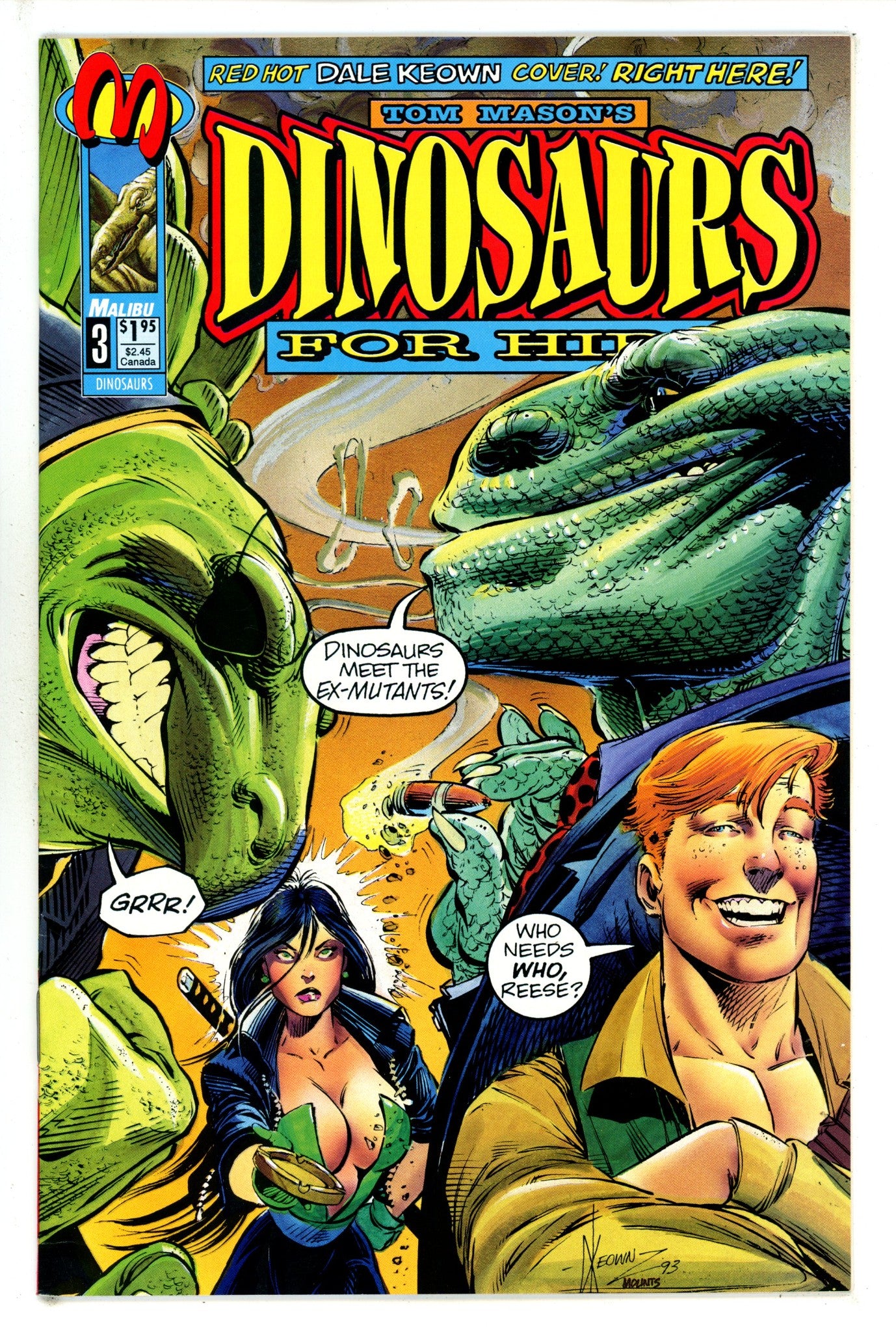 Dinosaurs for Hire Vol 2 3 (1993)