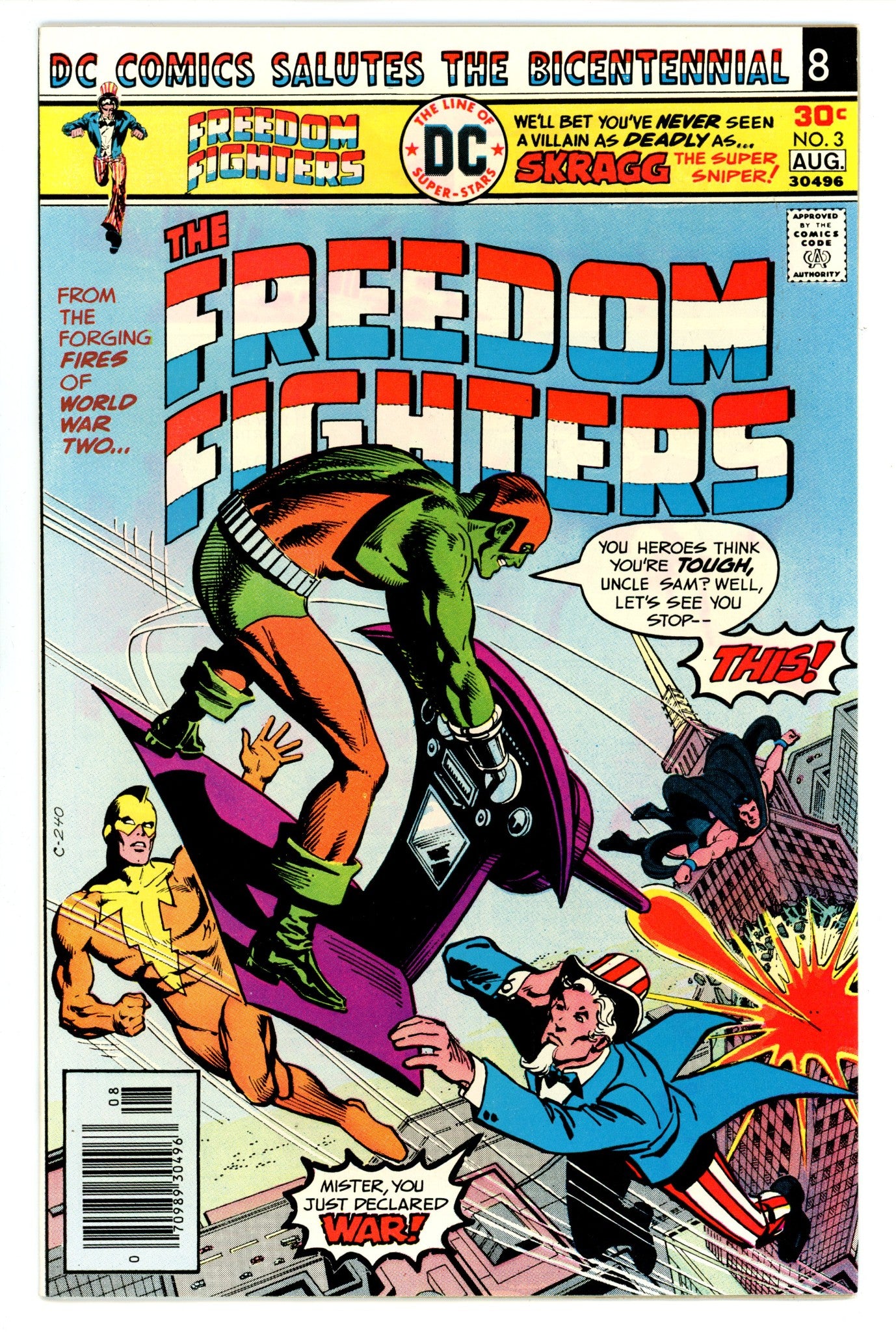 Freedom Fighters Vol 1 3 VF/NM (9.0) (1976) 