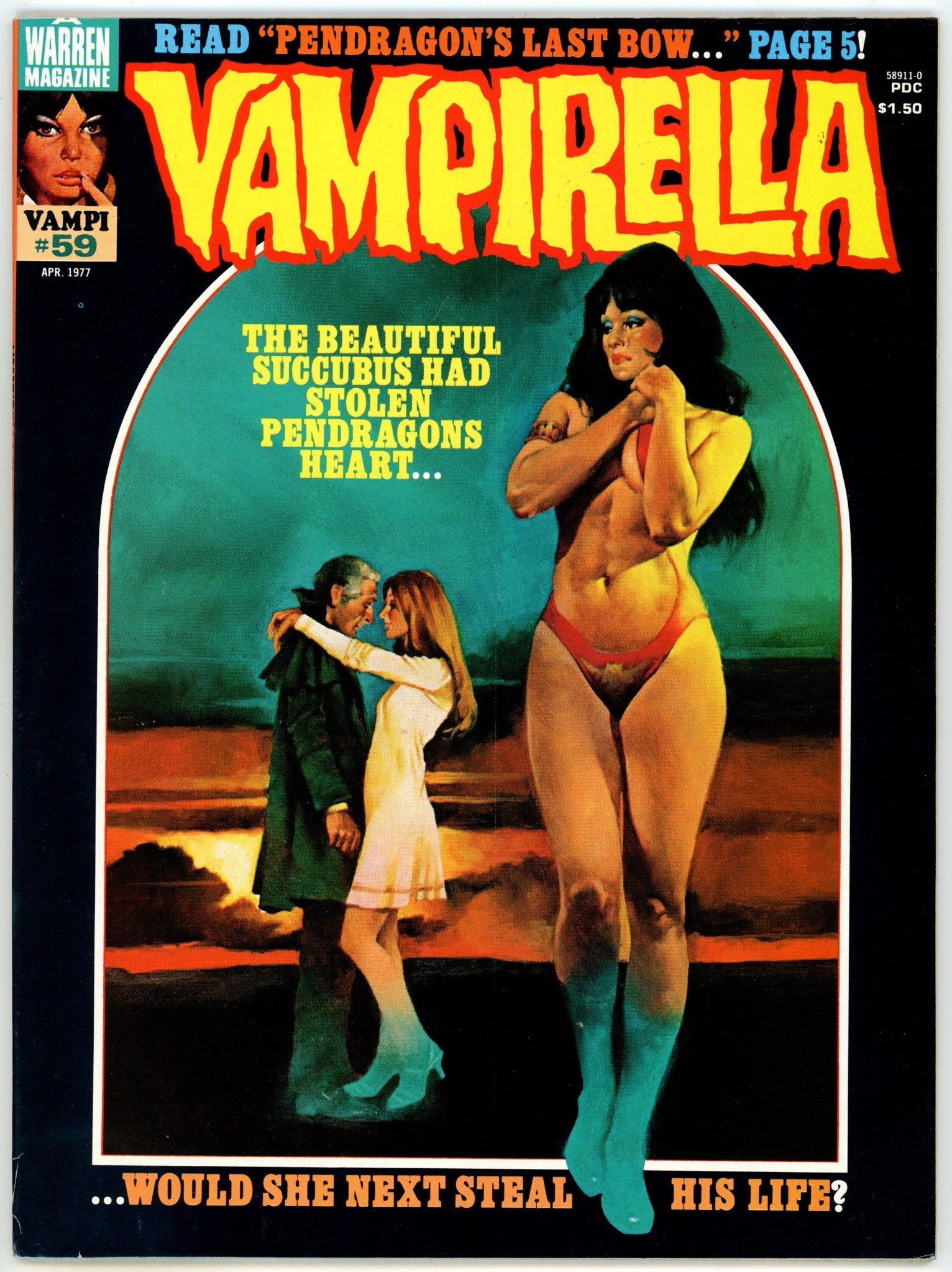Vampirella Vol 1 59 VF+ (8.5) (1977) Canadian Price Variant 
