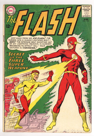 The Flash Vol 1 135 VG- (3.5) (1963)