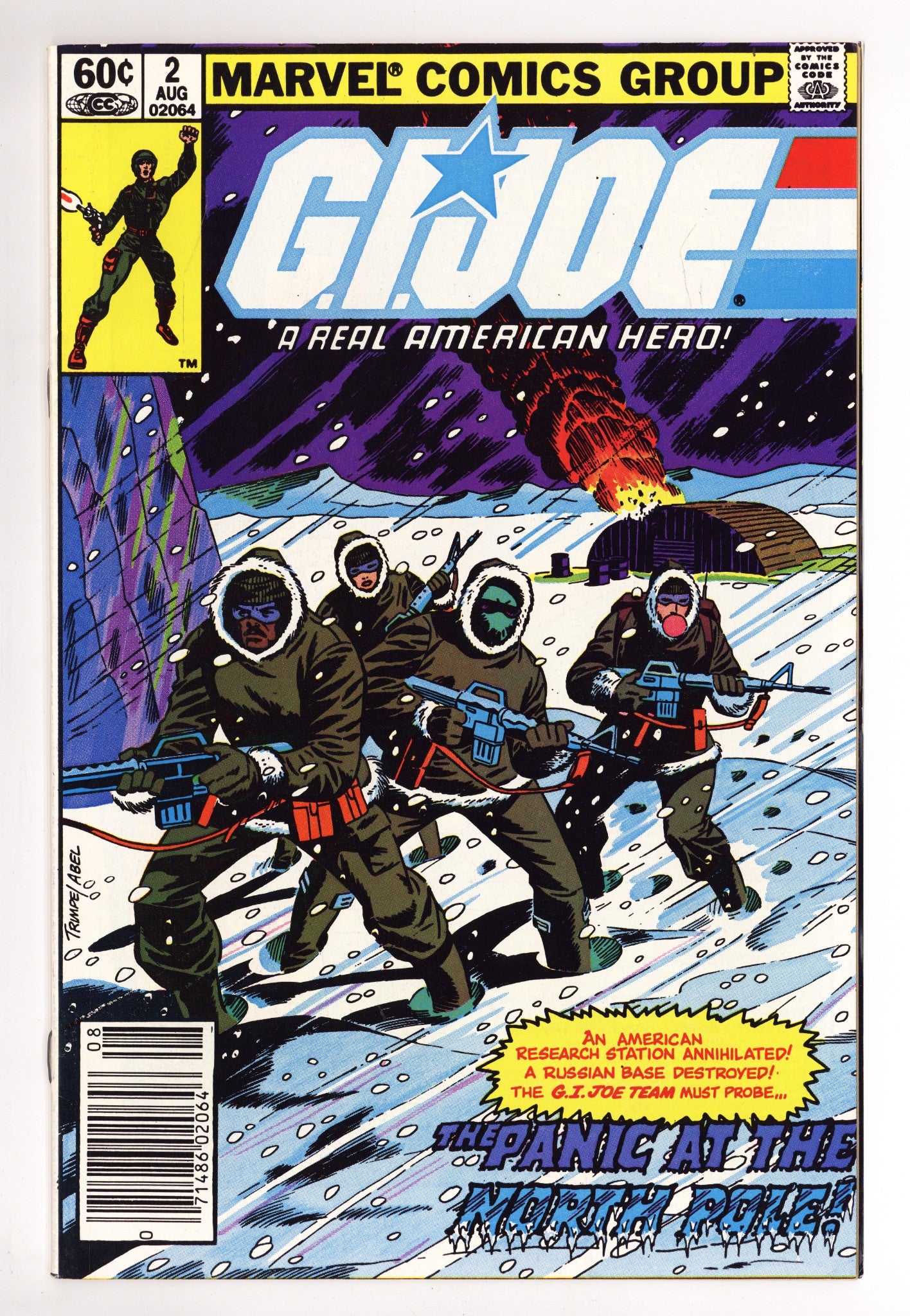 G.I. Joe, A Real American Hero 2 VF- (7.5) (1982) Newsstand 