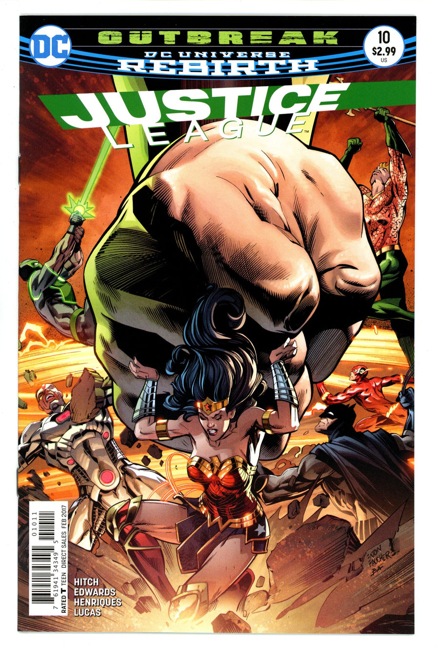 Justice League Vol 2 10 High Grade (2017) 